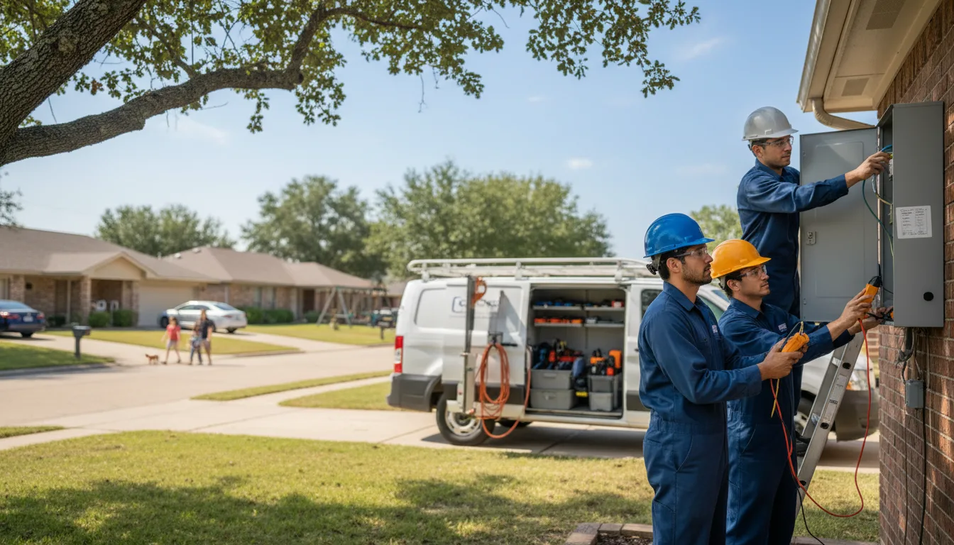 Certified electrician providing emergency electrical services in Atascosa, TX